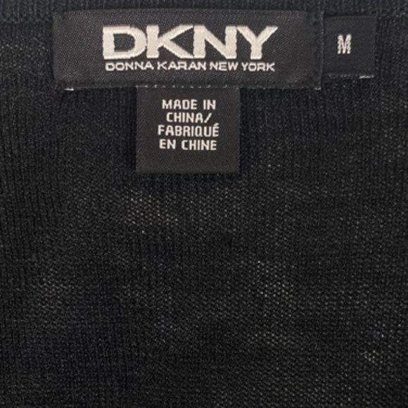 NWOT Donna Karan NY Floral Lace Button Up Banded Waist Cardigan Size Med… - Picture 7 of 9